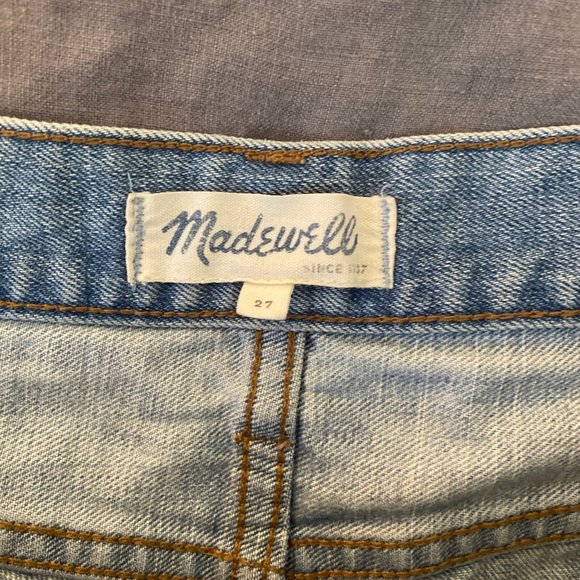 SOLD GUC Madewell Paint Splatter Denim Shorts - 27 - Picture 5 of 7